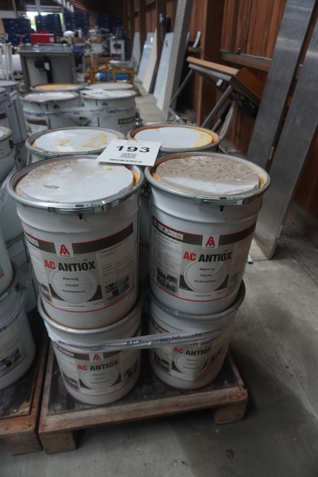 8 buckets rust protection AC ANTIOX Gray