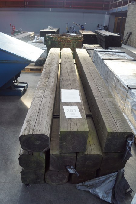 Saga Wood posts 250x250mm
