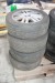 4 pieces. alloy wheels with tires