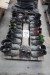 22 pairs of safety shoes, different brands.