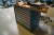 Wooden file bench. incl. tool cabinet with drawers