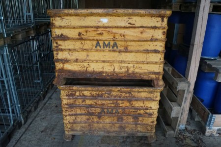 2 stk container, mærke: AMA