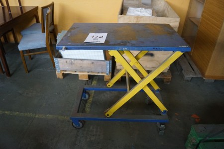 Manual lifting table