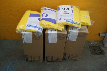 3 boxes of protective suits