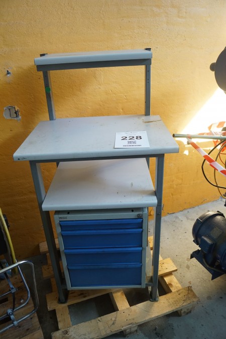 Workshop rack with drawer
