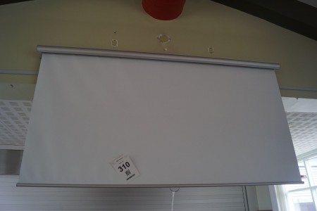Projektor med whitescreen, mærke: Toshiba, type: TLP-X4500