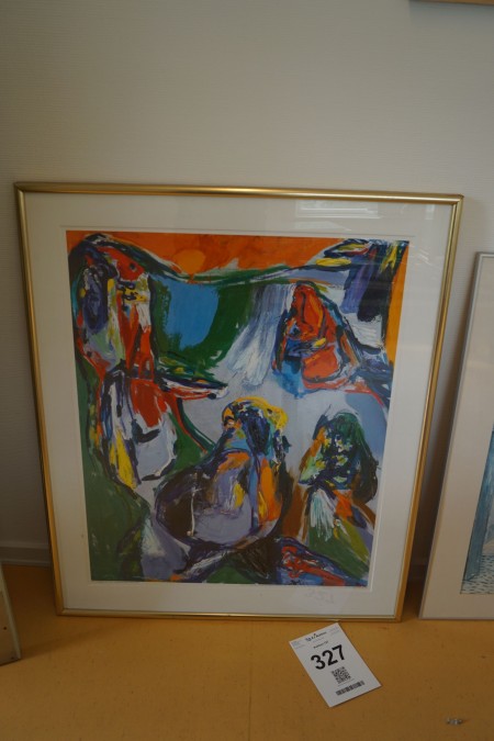 Painting in frame