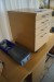 1 piece desk, with filing cabinet