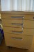 1 piece desk, with filing cabinet
