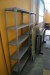 Steel shelf + plate rack with materials