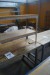 Wooden file bench + shelf