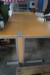 Desk, raising / lowering table - manually