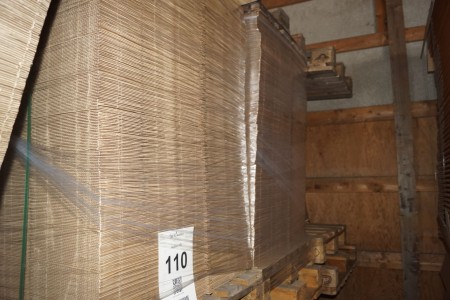 6 pallets Cross inserts for cardboard boxes