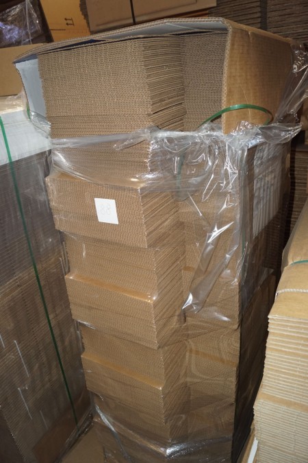 Lot of cardboard boxes
