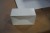 Lot of cardboard boxes, white