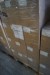 2 pallets of cardboard boxes with print