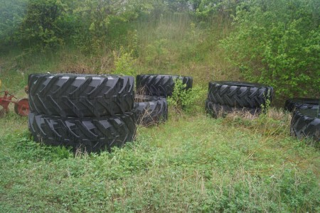 17 stk dæk til traktor 