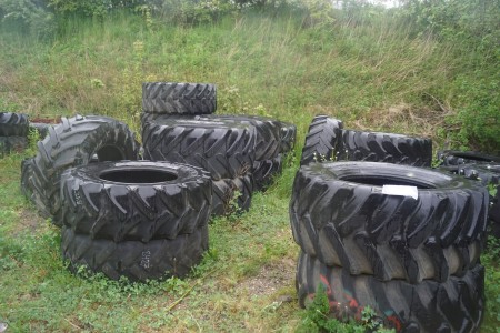 Ca. 35 pcs. tires for tractors