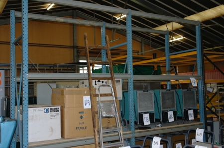 2 section pallet racking, 12 beams
