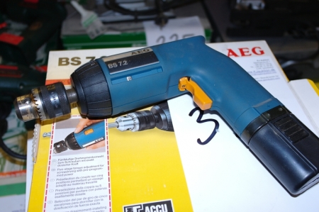 Cordless screwdriver, AEG BS 72