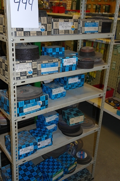 Lot various cutting discs Metabo and Pferd NEW. Shelving not included