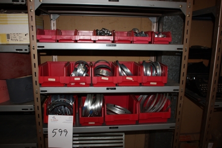 Assortment boxes with various tightening bands