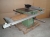 Tilting circular saw, Wadkin model  AGS 10/12", with sliding table.
