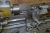 Metal lathe, Cromatic with four-jack-chuck glasses, plain washers + various turning tools