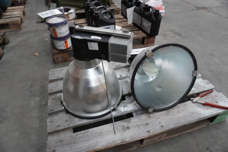 2 industrial lamps