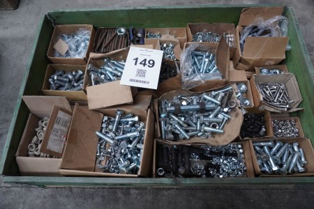 Lot of mixed bolts / nuts