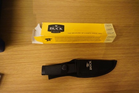 Hunting knife, brand: Buck