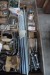 Lot of mixed bolts / nuts + plumbing pipes + threaded rods