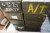 8 wooden ammunition boxes, 120x40 cm