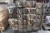 23 wooden ammunition boxes, 90x30 cm