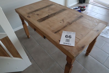 2 Stk. antiker Tisch mit Schublade