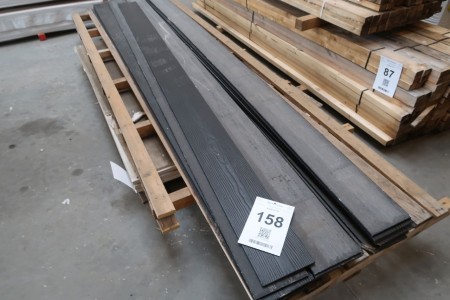 20.5 pcs. fiber cement board with wood pattern
