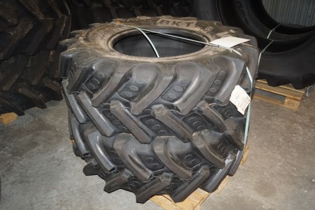 2 pcs. Tractor tire Brand: BKT Model: Agri Max RT 855