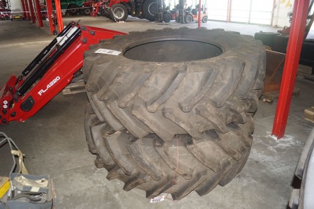 2 pcs. Tractor tire Brand Trelleborg Model TM600