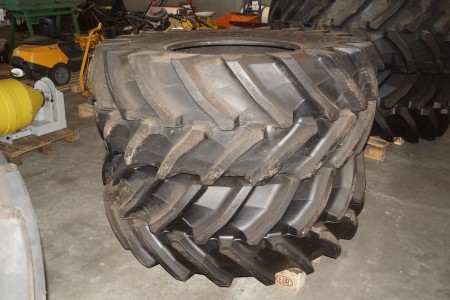 2 pcs. Tractor tire Brand Trelleborg model TM 1000