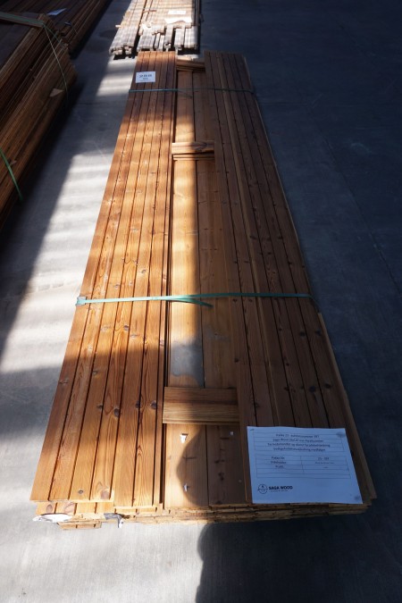 100 pcs thermo-treated and oiled facade coatings