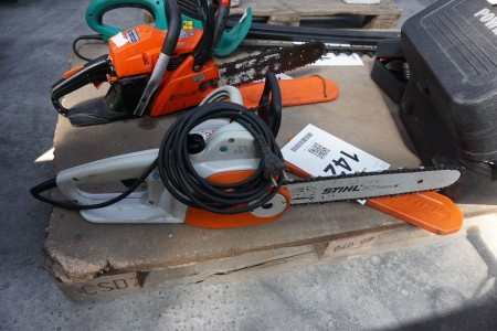 Electric chainsaw, Brand: Stihl
