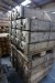 31 pieces of ammunition boxes in wood