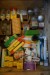 Large lot of bulbs, lamps, halogen, wires, cables etc.