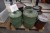4 pieces of zinc barrels + 2 metal buckets