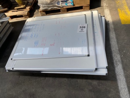 7 pieces of whiteboards