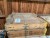 15 wooden ammunition boxes, 116x36cm