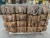 16 wooden ammunition boxes, 95x30 cm