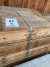 15 wooden ammunition boxes, 116x36cm