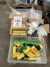 Lot of cleaning sponges + garbage bags + plastic pumps
