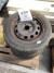 4 pcs tires with steel rims.